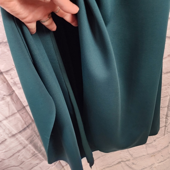 Xscape Evenings Long Scuba Off-The-Shoulder Dress - Picture 6 of 14